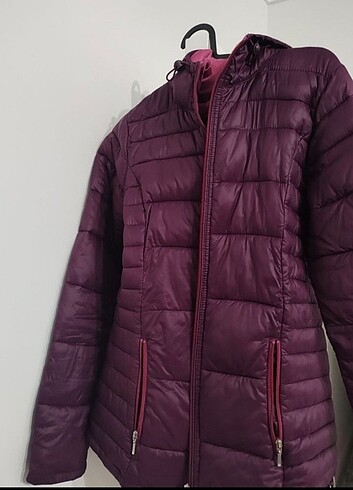 36 Beden mor Renk Lcw yağmurluk mont 36 beden