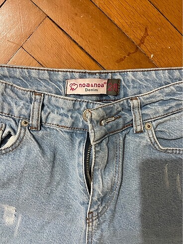 28 Beden mavi renk jean