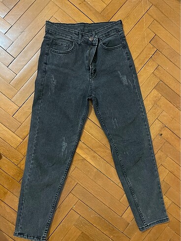 gri siyah jean