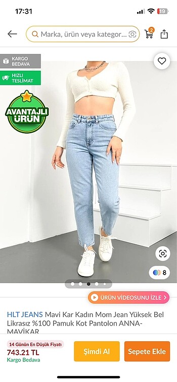 38 Beden mavi Renk Mavi renk jean