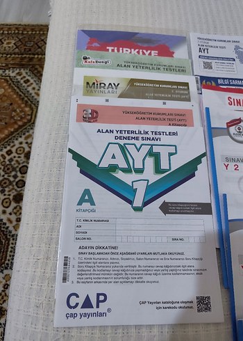 Beden AYT Alan Yeterlilik Testi Deneme Sınavları