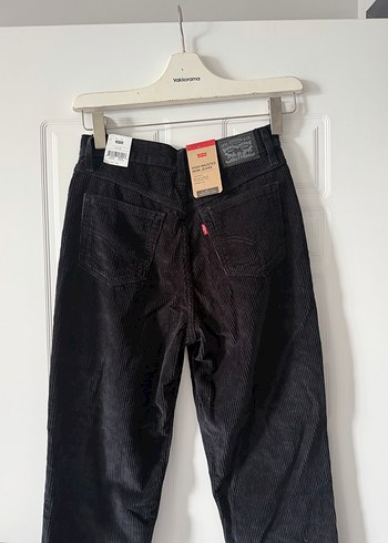 Levis Siyah Fitilli Keten Pantolon