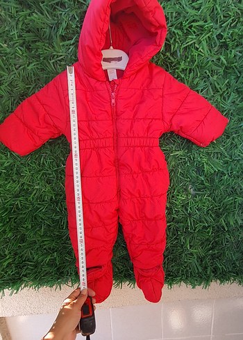 Kapüşonlu Fermuarlı Pembe Bebek Tulumu - Görsel 6