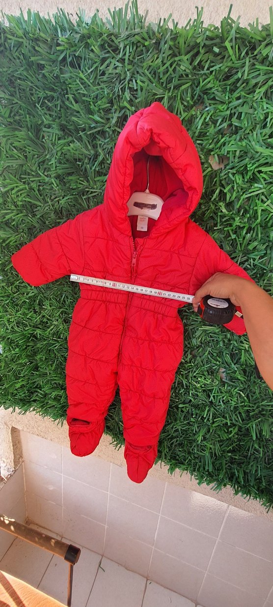 Kapüşonlu Fermuarlı Pembe Bebek Tulumu - Görsel 5