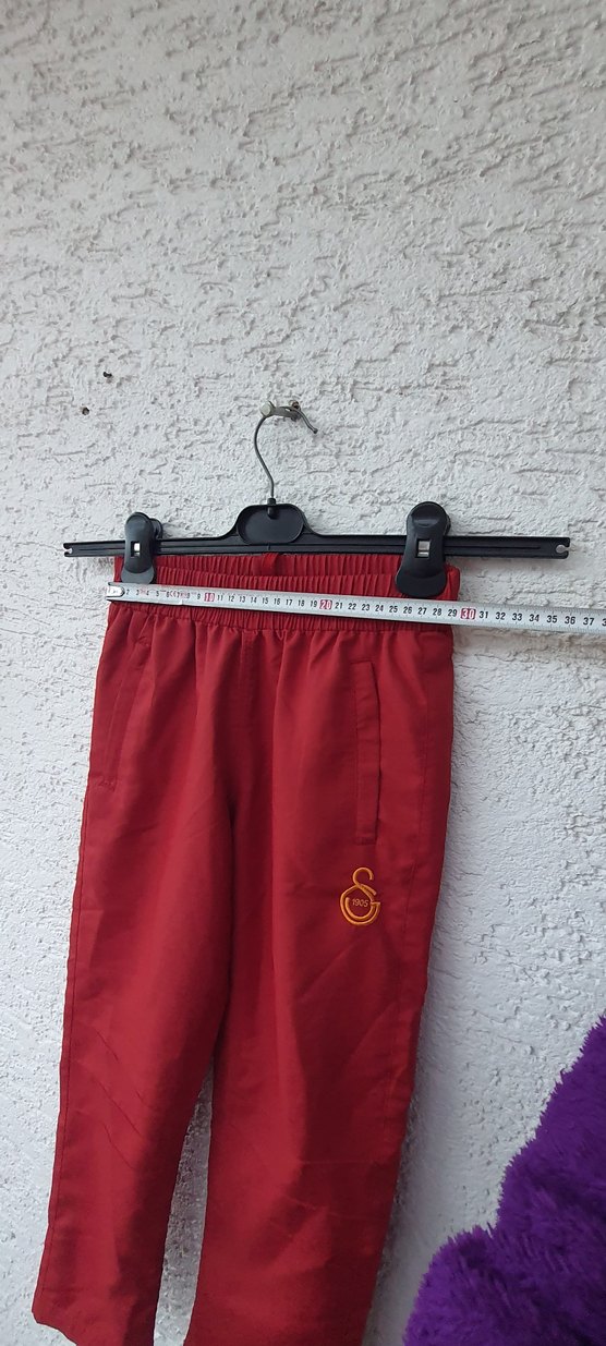 Kızlar İçin Kırmızı Streetwear Eşofman Altı - Görsel 5