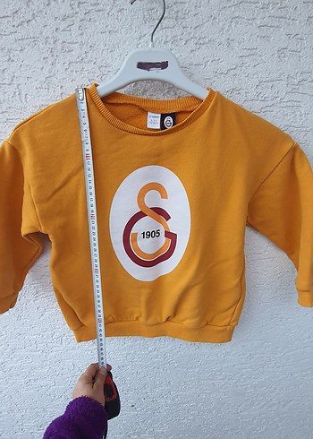 Sarı Erkek Çocuk Sweatshirt 1905 Baskılı - Görsel 3