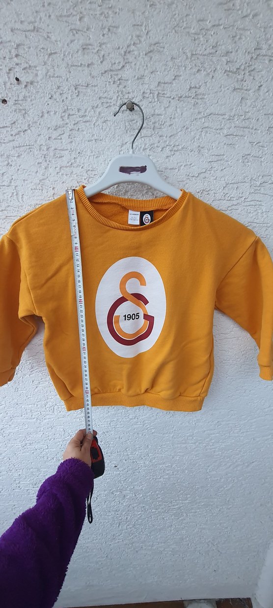 Sarı Erkek Çocuk Sweatshirt 1905 Baskılı - Görsel 3