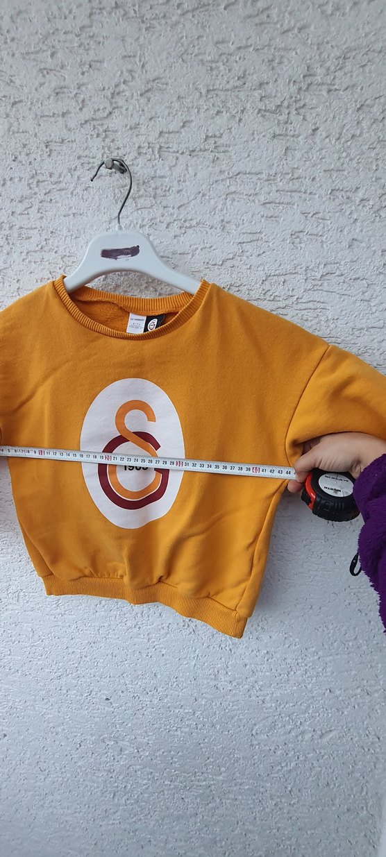 Sarı Erkek Çocuk Sweatshirt 1905 Baskılı - Görsel 2