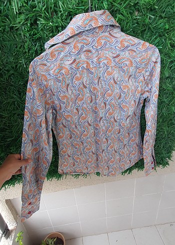 Polo Ralph Lauren Renkli Baskılı Uzun Kollu Kadın Gömlek
