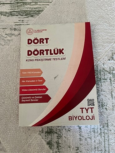 Dört dörtlük tyt biyoloji soru bankası meb