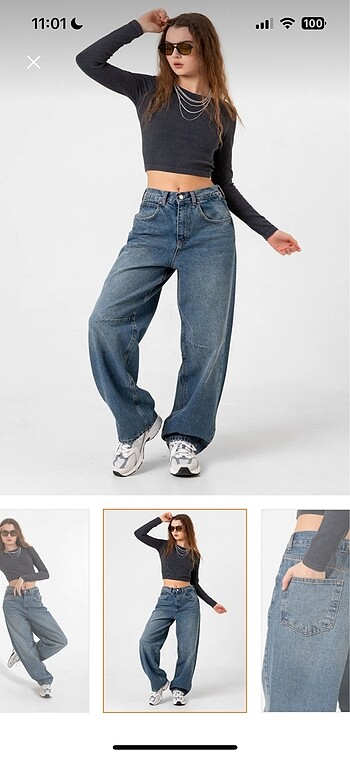 Baggy pantolon maule jean