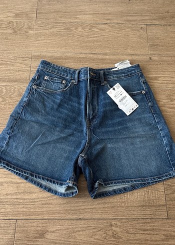 Zara Kadın Mom Fit Bermuda Şort