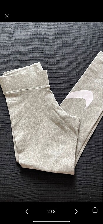 Nike Sportswear Günlük Tayt Gri S