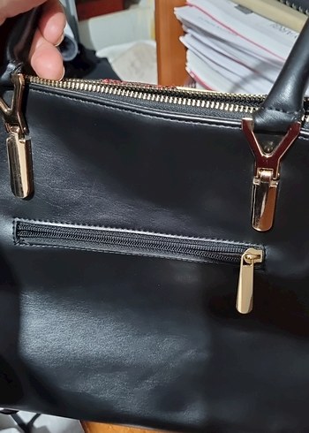 Çok Renkli Deri Kadın Çanta - Görsel 4