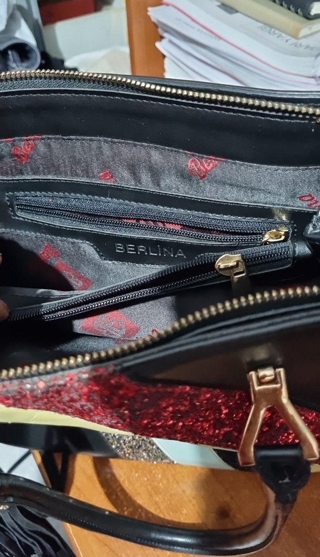 Çok Renkli Deri Kadın Çanta - Görsel 2