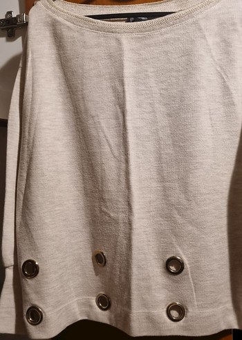 üst krem bluz - Görsel 3