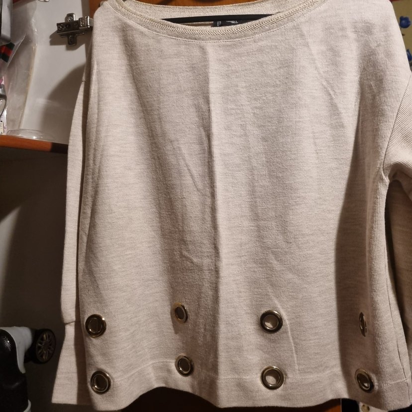 üst krem bluz - Görsel 3