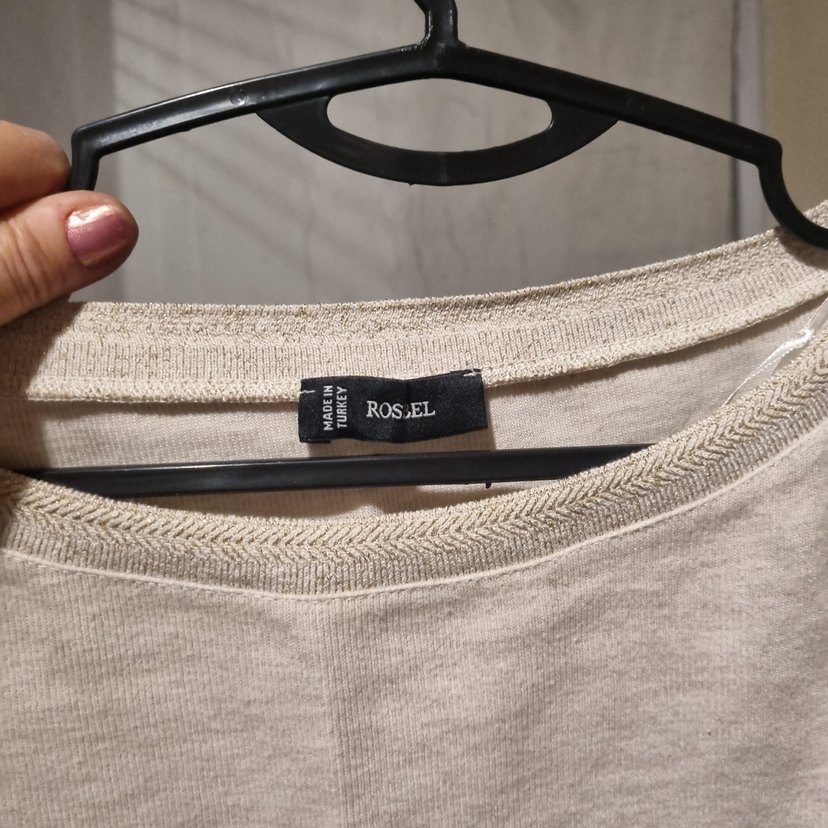 üst krem bluz - Görsel 2