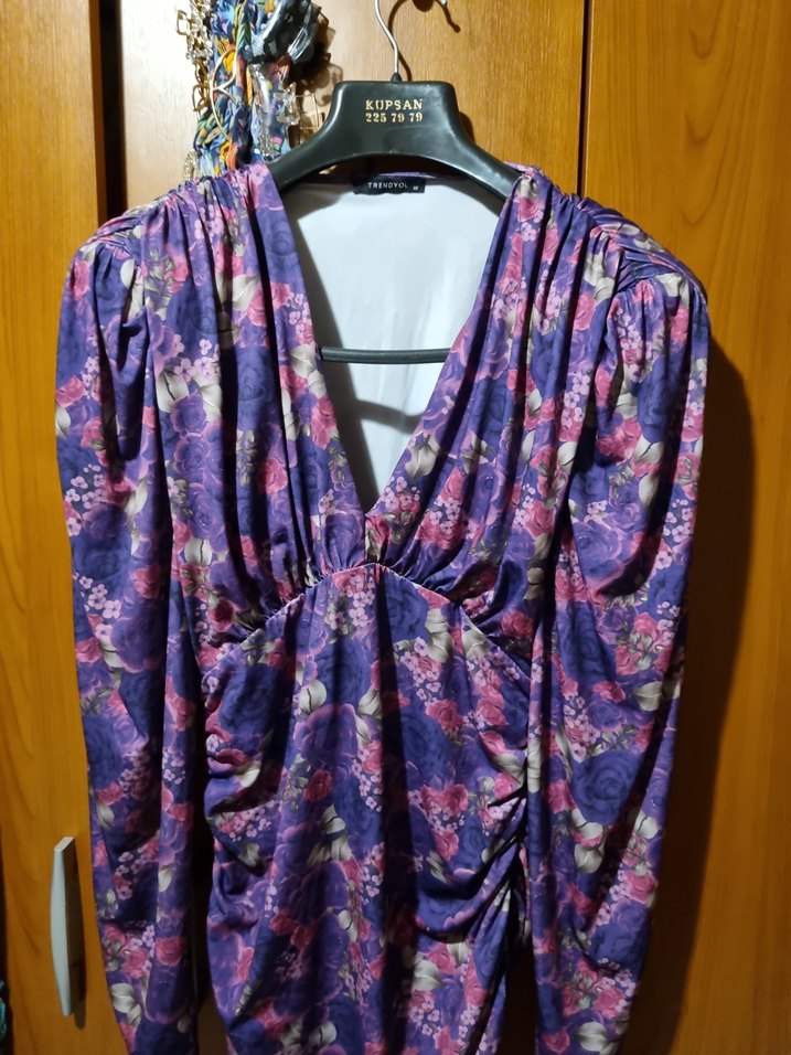 Mor elbise - Görsel 2