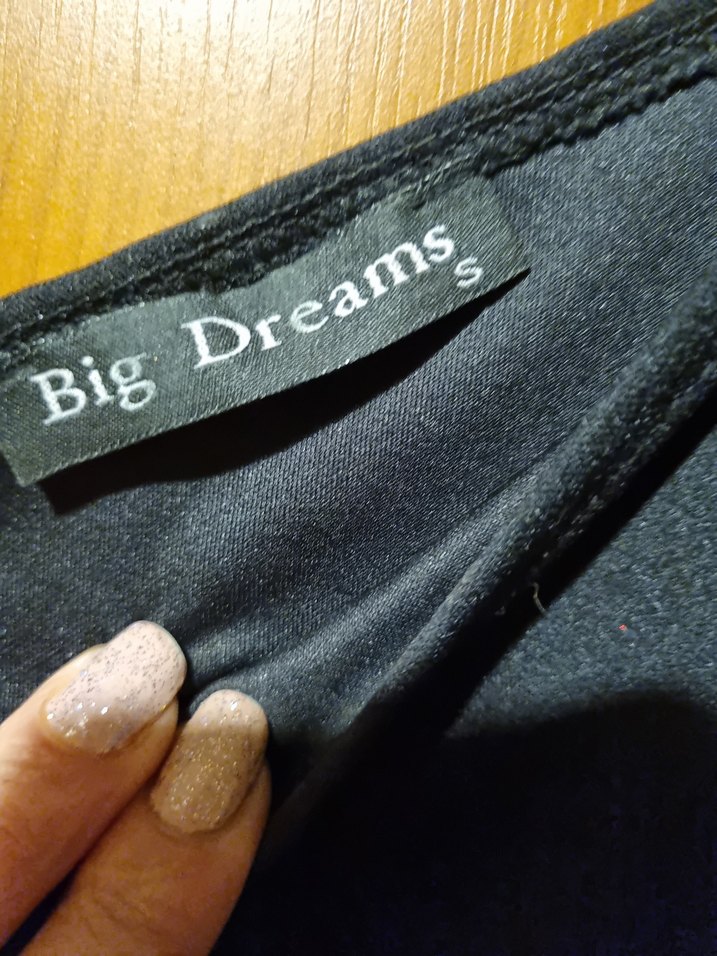 Drapeli Siyah Mini Elbise - Görsel 3