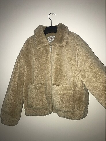 Pull and Bear pull and bear peluş mont