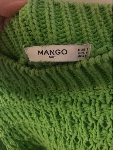 s Beden yeşil Renk mango yeşil kazak