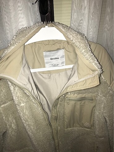 l Beden ten rengi Renk bershka yünlü oversize ceket