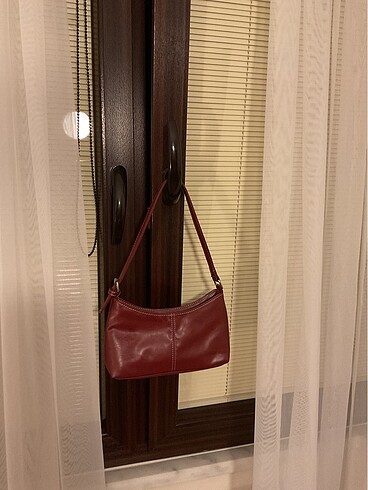 Beden bordo Renk bordo kol çantası