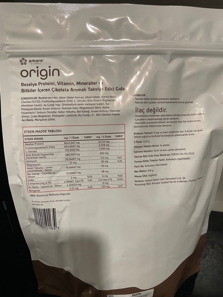 Origin Protein - Görsel 2