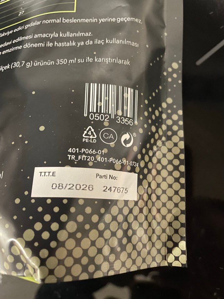 Amare FIT20 Whey Protein, Kollajen ve Magnezyum Tozu 430g - Görsel 3