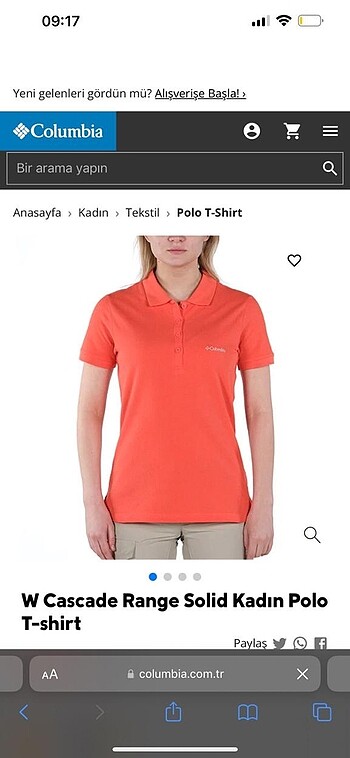 xs Beden Columbia polo yak tişört