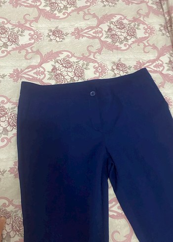 Lacivert kumaş pantolon - Görsel 2