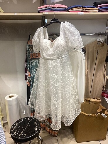 48 bedene kadar uyumlu beyaz nikah elbisesi büyük beden
