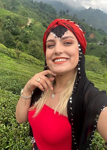m Beden Kırmızı içe giyilen crop tişört