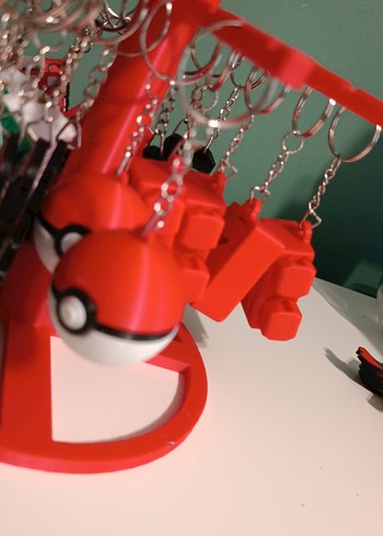 Kırmızı Pokeball Anahtarlık - Görsel 2