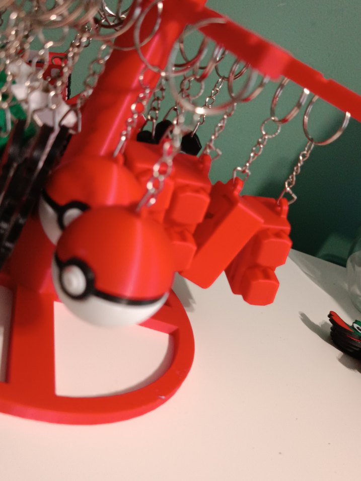 Kırmızı Pokeball Anahtarlık - Görsel 2