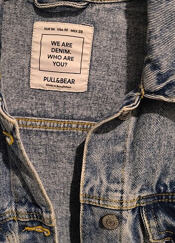 Pull and Bear Denim oversize ceket 
