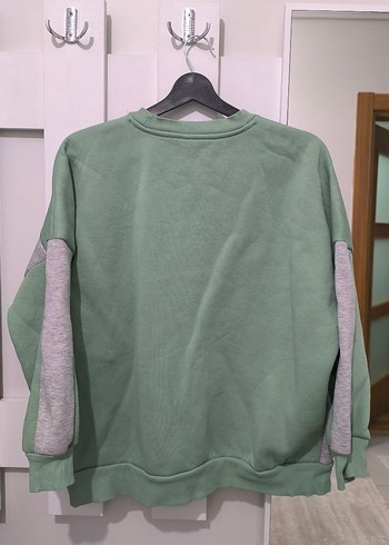 Milla Kadın Gri-Yeşil Baskılı Sweatshirt - Görsel 5