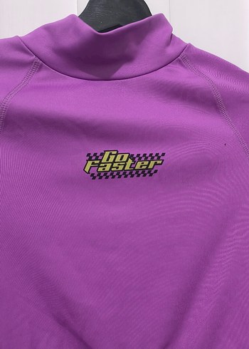 Defacto Mor Yüksek Yakalı Kız Sweatshirt - Görsel 2