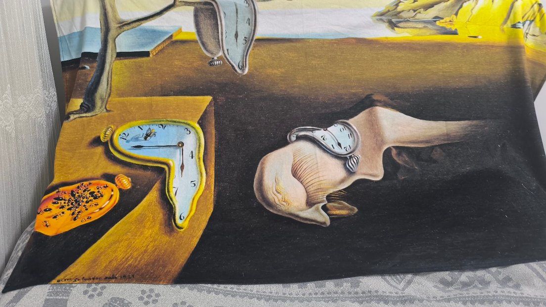 Dali Belleğin Azmi Duvar Örtü-Halısı - Görsel 3