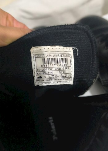 Siyah Deri Kadın Bağcıklı Fermuarlı Bot - Görsel 5