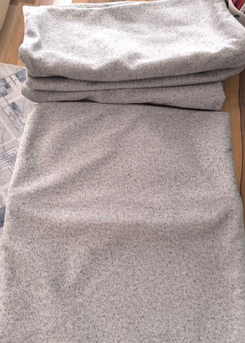 Gri Fermuarlı 4 Adet Kırlent Kılıfı - Görsel 4