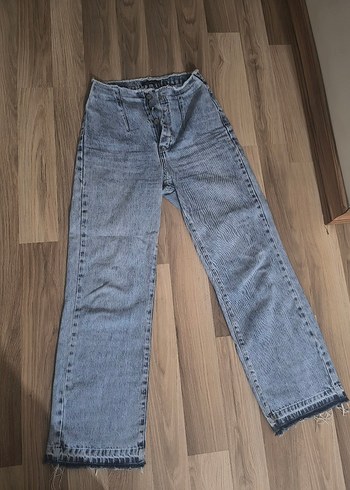 Trendyol & Milla Acik Mavi Yuksek Bel Denim Jean