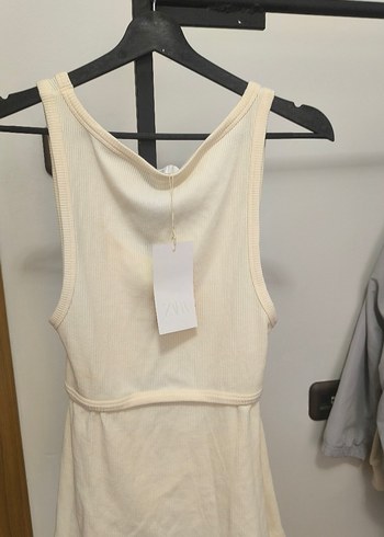 Zara Keten Kolsuz Midi Kadın Atlet