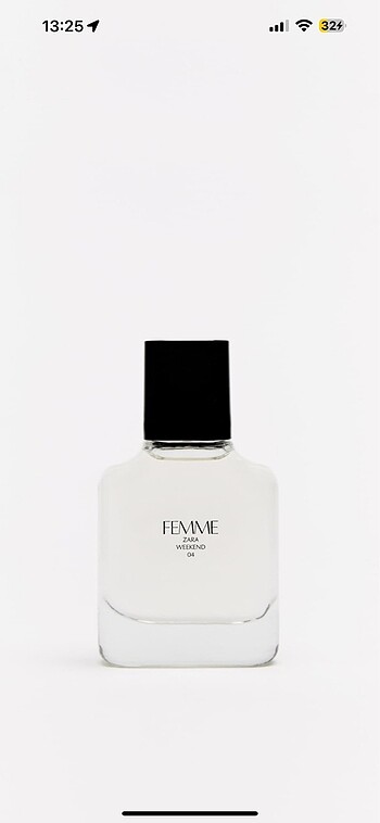 Zara femme parfüm 30 ml hiç kullanılmadı