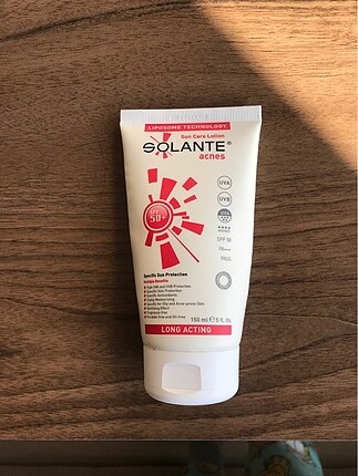 Solante acnes spf 50 güneş kremi