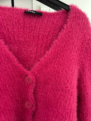 Defacto Crop pembe hırka