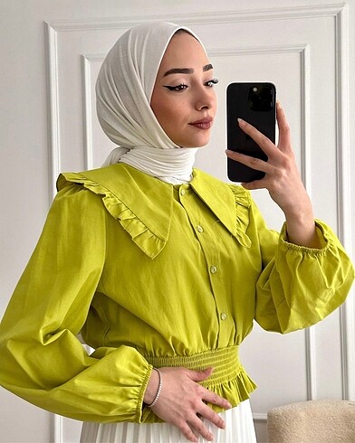 Yağ yeşili gönlek