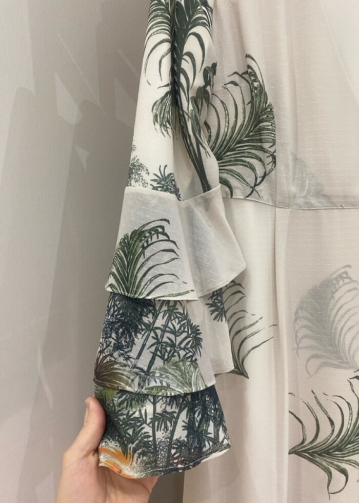 Şık Tesettür elbise - Görsel 3