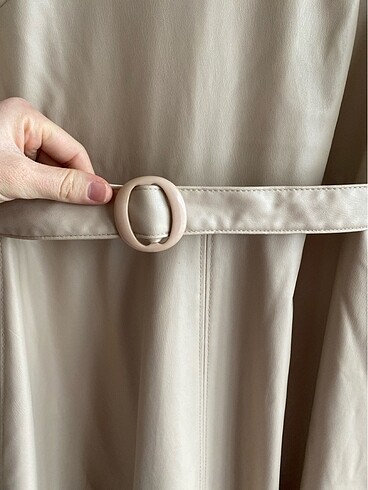 Suni deri elbise - Görsel 3